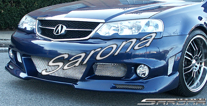 Custom Acura TL  Sedan Front Bumper (2002 - 2003) - $590.00 (Part #AC-027-FB)